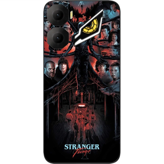 Силіконовий чохол SMTT для ZTE Nubia Neo 3 5G з принтом Stranger Things Вікна - Фото 1 Силіконовий чохол SMTT для ZTE Nubia Neo 3 5G з принтом Stranger Things Вікна - зображення 1