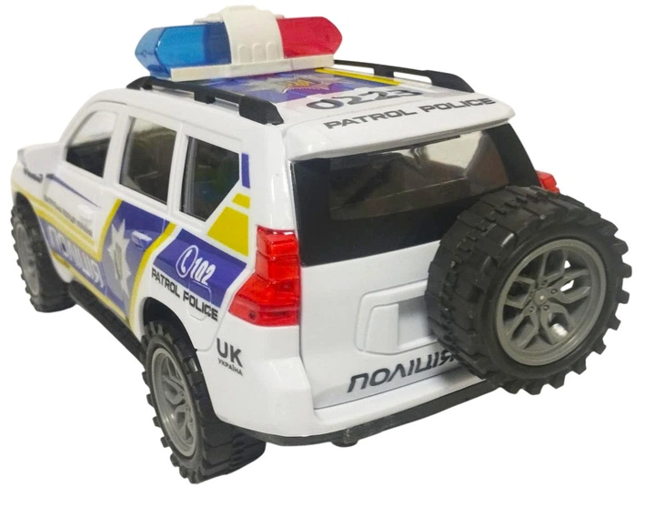 Джип «Поліція України» TK Group TK-0223: інерція, відкриваються двері та багажник - зображення 5