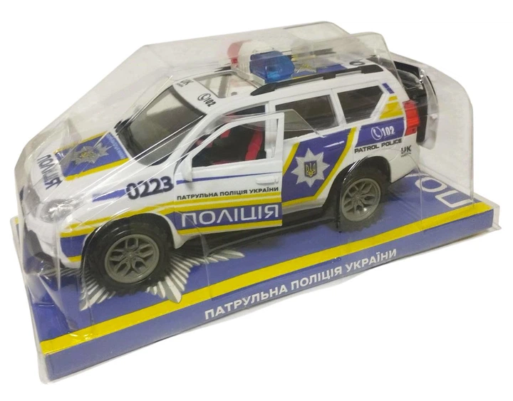 Джип «Поліція України» TK Group TK-0223: інерція, відкриваються двері та багажник - зображення 8