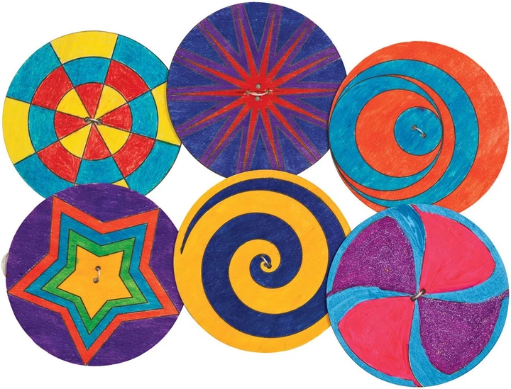 Набір для творчості Colorations дерев’яний спінер 24 елементи CHDYOSPI (5710903620360) - зображення 2