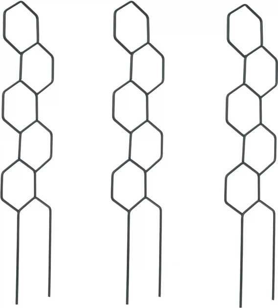 Podpora doniczkowa heksagon drabinka Kadax Fora 3 szt. (K11364) - obraz 2