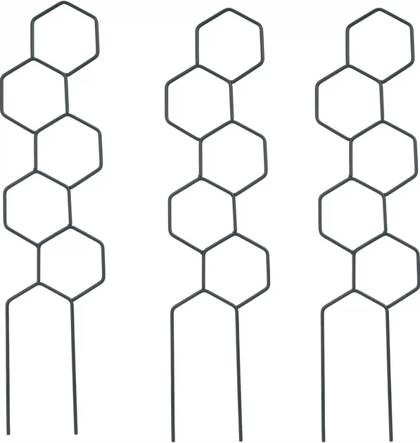 Podpora doniczkowa heksagon drabinka Kadax Fora 3 szt. (K11364) - obraz 5