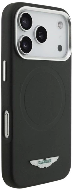 Панель Aston Martin HC FW Logo MagSafe для Apple iPhone 17 Pro Black (3666339533236) - зображення 4