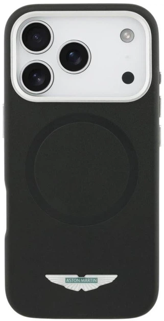 Панель Aston Martin HC FW Logo MagSafe для Apple iPhone 17 Pro Max Black (3666339533243) - зображення 3