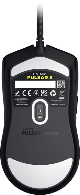 Миша HATOR Pulsar 3 USB Black (HTM610) - зображення 6