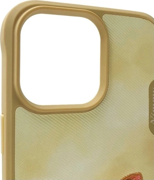 Панель Nimmy Big Eyed Pet 2.0 Cat для Apple iPhone 15 Pro Khaki (6971080317422) - зображення 3