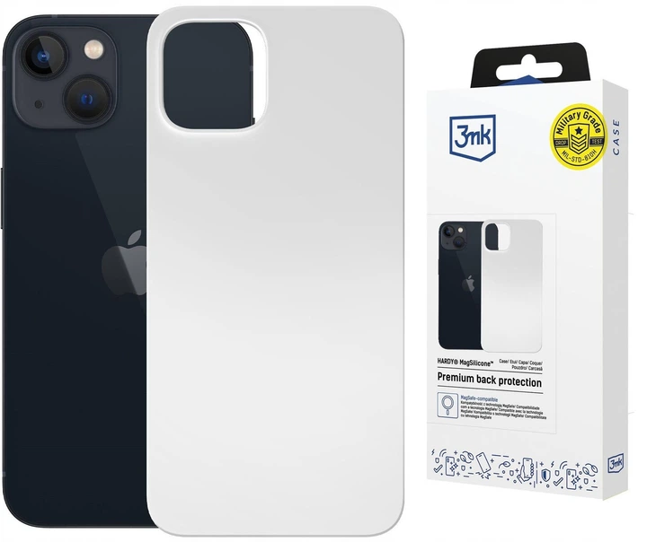 Etui 3MK Hardy MagSilicone do Apple iPhone 15 Silver (5903108661614) - obraz 4