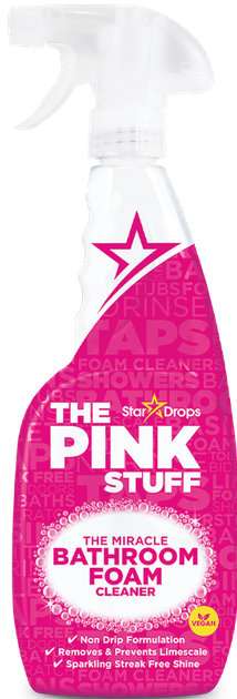 Пена для чистки ванной комнаты The Pink Stuff, 750 мл - изображение 8
