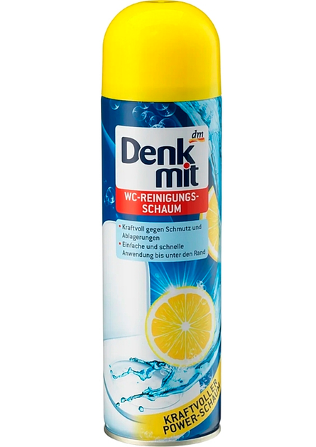 Пена-очиститель для туалета Denkmit WC Zitroneit Цитрус, 500 мл - изображение 4