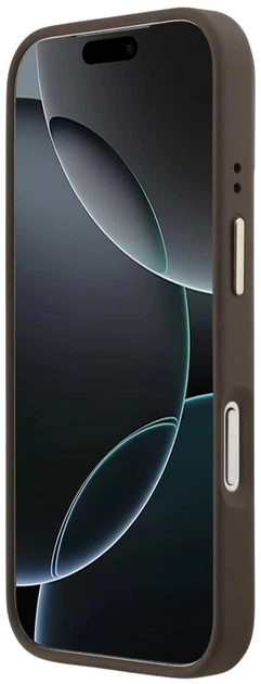 Etui Guess 4G PU Triangle Logo & Stand Camera Magsafe do Apple iPhone 17 Pro Max Brown (3666339534455) - obraz 7