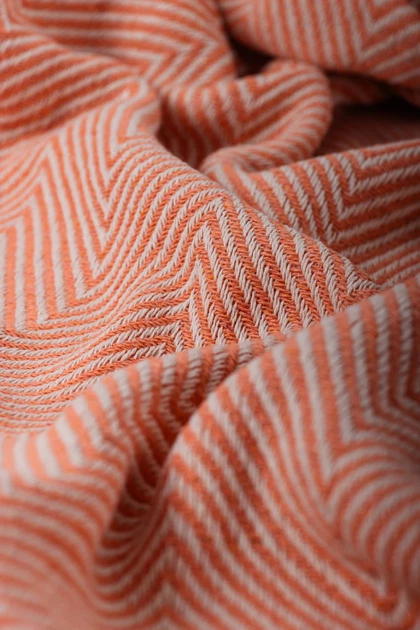Плед HYGG Soft Оранжевый с жёлтым Евро 200 x 230 см (315473) - изображение 4