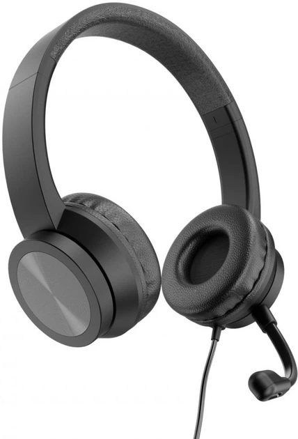 Słuchawki Conceptronic Stereo USB Headset Przewodowe Czarne (POLONA05B) - obraz 4