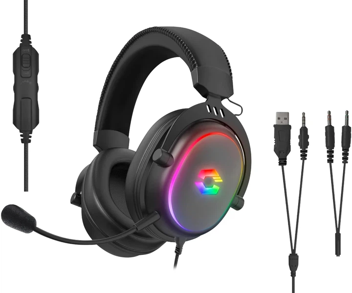 Słuchawki Speedlink Conux RGB Stereo Gaming Headset Przewodowe Czarne (4027301350371) - obraz 4