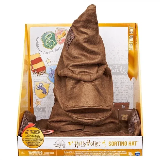 Інтерактивний Сортувальний капелюх із Гаррі Поттера Wizarding World Harry Potter Talking Sorting Hat - Фото 1 Інтерактивний Сортувальний капелюх із Гаррі Поттера Wizarding World Harry Potter Talking Sorting Hat - зображення 1