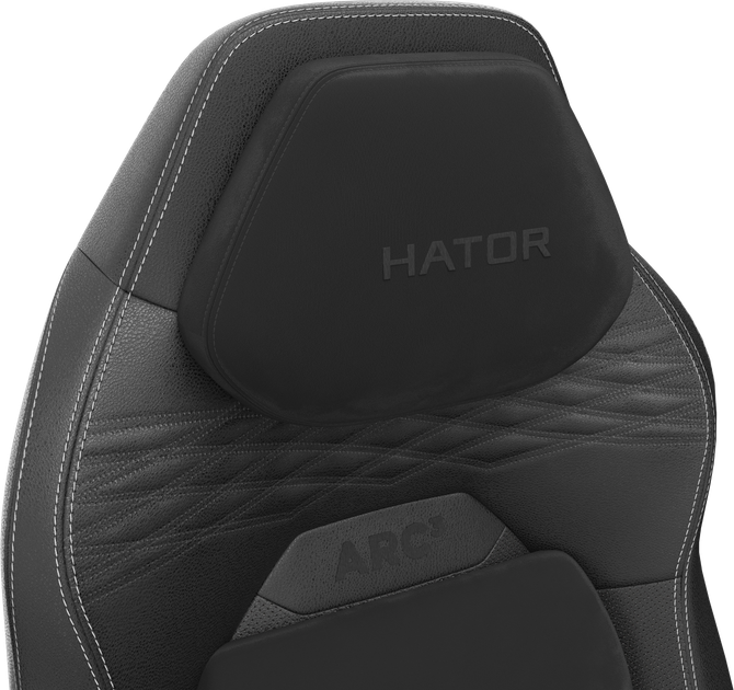 Крісло для геймерів Hator Arc 3 L PU Black (HTC3400L) - зображення 11