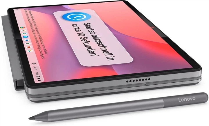 Сенсорний ноутбук 10.95" Lenovo Chromebook Duet 11M889 MediaTek Kompanio 838 RAM 4GB eMMC 128GB 12год батарея ChromeOS Алюмінієвий корпус (UKR) (102498554) - зображення 4