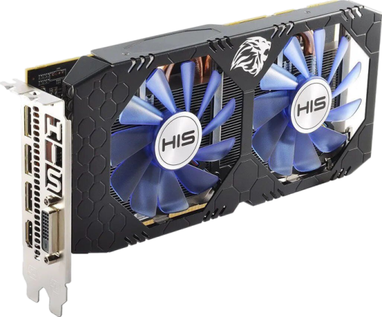 Видеокарта AMD Radeon RX 570 8GB HIS IceQ X2 OC (HS570R4DCNR) Б/У - изображение 2