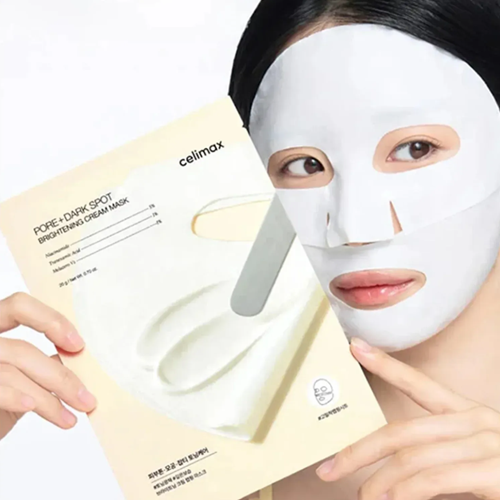 Маска Сelimax Pore+ Dark Spot Brightening Cream Mask для освітлення пігментних плям і звуження пор, 1 шт - изображение 2