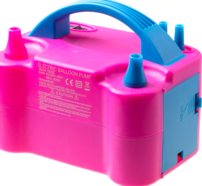 Pompka elektryczna Hedo do balonów z wbudowanymi dyszami 53787 (5902734871411) - obraz 2