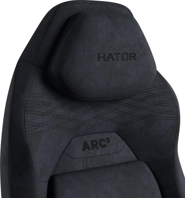 Крісло для геймерів Hator Arc 3 S Velour Black (HTC3440S) - зображення 7
