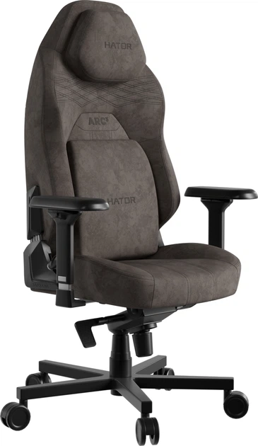 Крісло для геймерів Hator Arc 3 L Velour Milk Shake (HTC3442L) - зображення 6