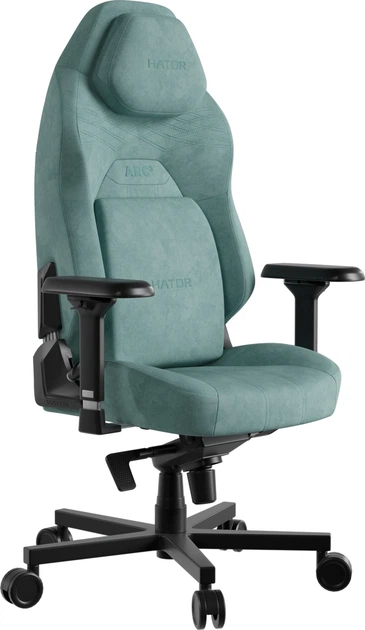 Крісло для геймерів Hator Arc 3 L Velour Turquoise (HTC3443L) - зображення 6