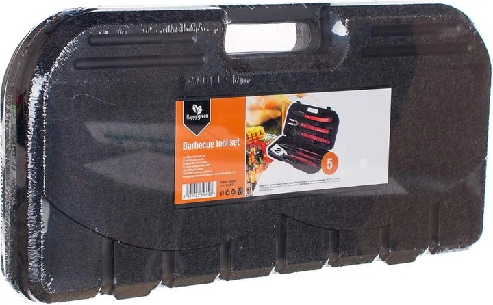 Zestaw do grilla Happy Green w walizce 5 szt. (8591022356098) - obraz 4