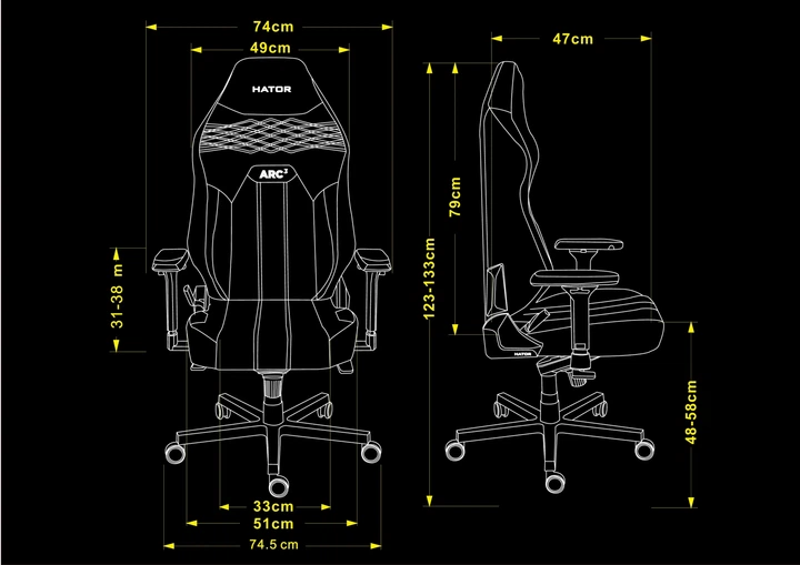 Крісло для геймерів Hator Arc 3 S Velour Orchid Pink (HTC3444S) - зображення 13