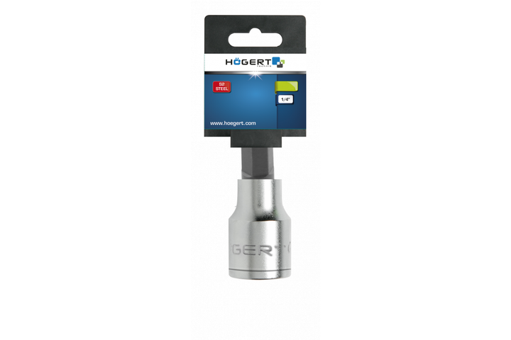 Бита торцевая Tamper TORX T25 1/4 дюйма Hogert для отвертки и гайковерта (HT1S677) - изображение 2