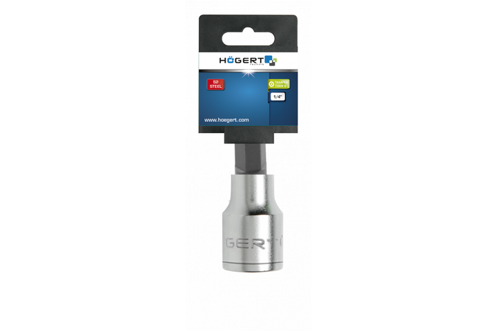 Бита насадка Torx Tamper T6 1/4 дюйма для шурупокрута Hogert (HT1S670) - зображення 3
