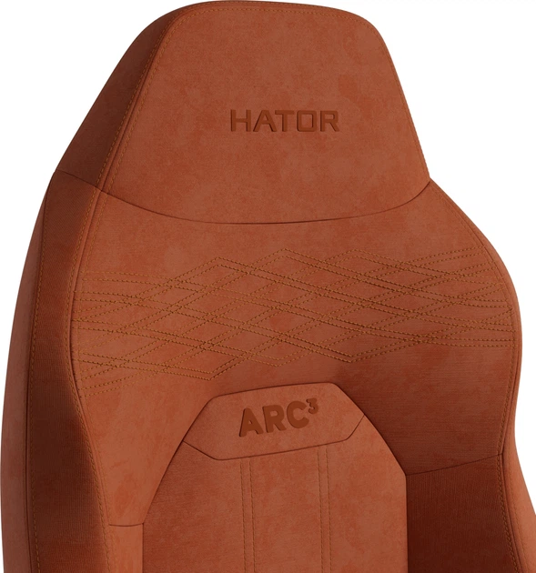 Крісло для геймерів Hator Arc 3 L Velour Orange (HTC3449L) - зображення 7