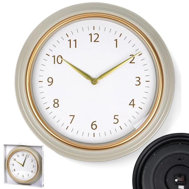 Настінний годинник Vilde 568074 Білий Золотий 50 см (8720573925075) - зображення 6