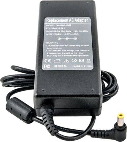 Блок живлення PowerPlant для ноутбука HP (18.5V 90W 4.9A) (HP90E5525) - зображення 1