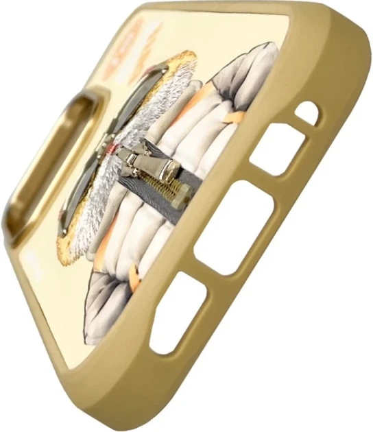 Etui plecki Nimmy Cool&Cute 2.0 Cat do Apple iPhone 16 Pro Khaki (6971080319464) - obraz 3