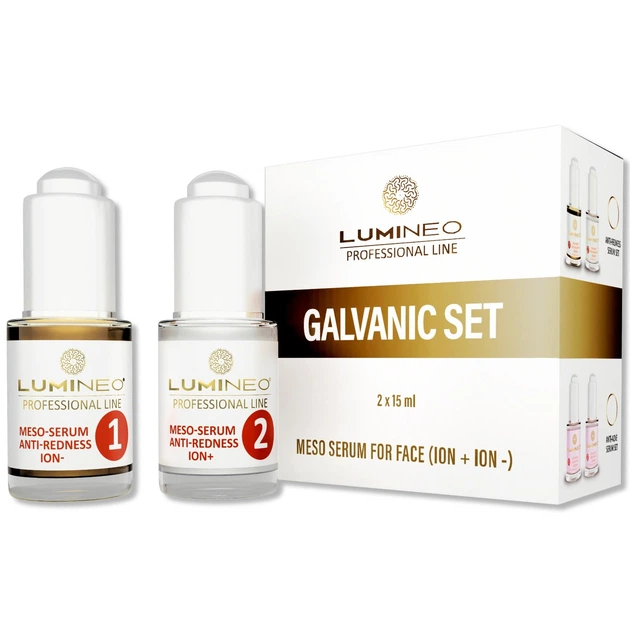 Набір сироваток Lumineo Galvanic Meso для чутливої та судинної шкіри 2 × 15 мл (5904726872666) - зображення 2
