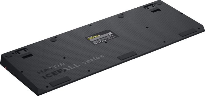 Klawiatura przewodowa HATOR Icefall US layout USB Black/Grey (HTK401US) - obraz 5
