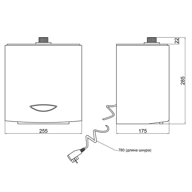 Дезинфекциор Qtap Pohodli 220V бесконтактный QDZ2000WP White (Dezinfektor) - изображение 2