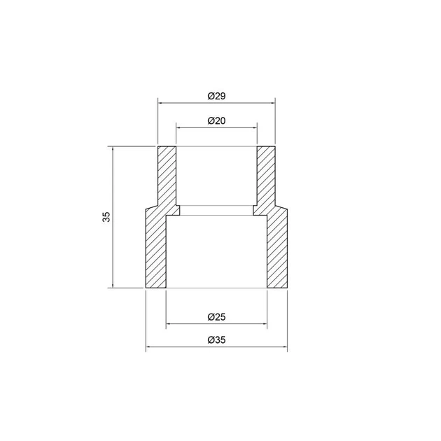 Муфта PPR Thermo Alliance 25х20 - зображення 2