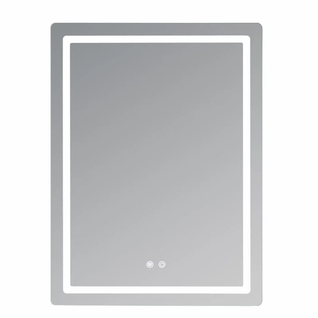 Дзеркало Qtap Mideya (MI2) 600х800 з LED-підсвічуванням Touch, з антизапотіванням, димером, рег. яскравості QT2078F6080 - Фото 3 Дзеркало Qtap Mideya (MI2) 600х800 з LED-підсвічуванням Touch, з антизапотіванням, димером, рег. яскравості QT2078F6080 - изображение 3