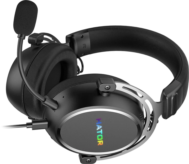 Słuchawki Hator Hypergang 3 USB Hi-Res Black (8721249196829) - obraz 8