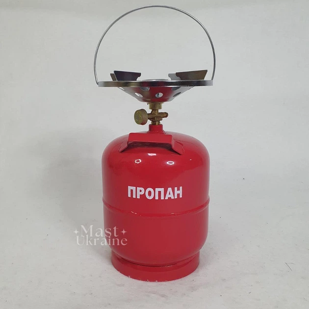 Газовый туристический баллон 8 л с горелкой 2200 Вт, портативный газовый комплект для кемпинга, походов, пикника, приготовления пищи и обогрева, с конфоркой, краном-переходником и ручкой Красный BOL-80 - Фото 8 Газовый туристический баллон 8 л с горелкой 2200 Вт, портативный газовый комплект для кемпинга, походов, пикника, приготовления пищи и обогрева, с конфоркой, краном-переходником и ручкой Красный BOL-80 - изображение 8