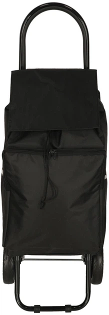 Wózek torba na zakupy KIK na kółkach 95 cm Czarny (5903039766105) - obraz 3