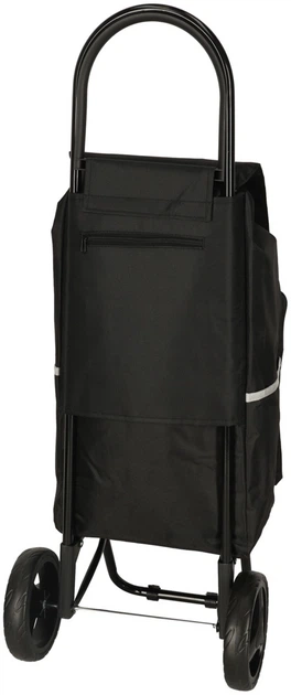 Wózek torba na zakupy KIK na kółkach 95 cm Czarny (5903039766105) - obraz 4