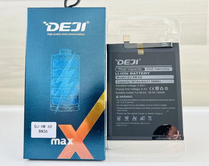 Аккумулятор BN36 Xiaomi Mi 6X Mi A2 3010 mAh Deji Original - Фото 1 Аккумулятор BN36 Xiaomi Mi 6X Mi A2 3010 mAh Deji Original - изображение 1