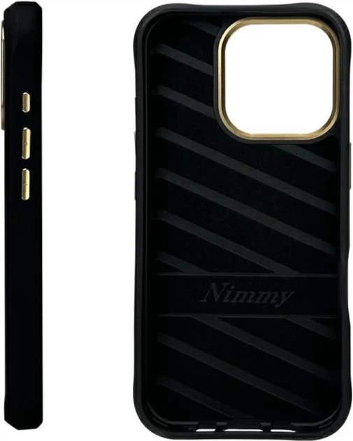 Etui plecki Nimmy Cool&Cute 2.0 Monkey do Apple iPhone 16 Pro Black (6971080319525) - obraz 2