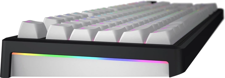 Klawiatura bezprzewodowa HATOR Skyfall 100 Aurum Lemon US layout Wireless/Bluetooth/USB Black-White (HTK3100) - obraz 6