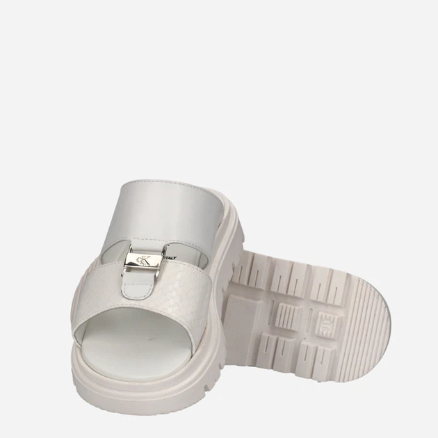 Sandały damskie Calvin Klein V4B2-83360-1915530 3925 cm Białe (8054491105524) - obraz 3