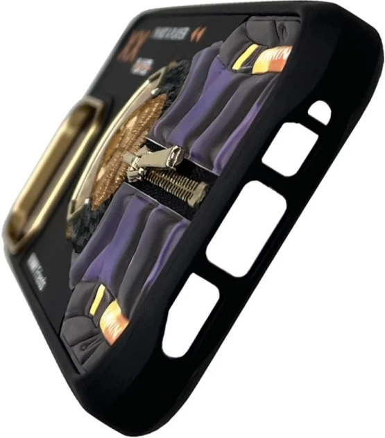 Etui plecki Nimmy Cool&Cute 2.0 Monkey do Apple iPhone 16 Pro Max Black (6971080319532) - obraz 3