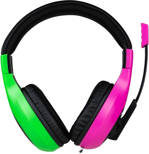 Навушники Nacon Stereo Gaming Headset V1 Nintendo Switch Pink/Green (3665962006919) - зображення 3
