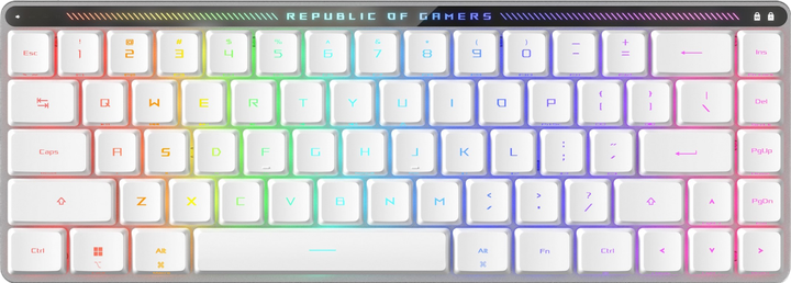 Клавіатура бездротова Asus ROG Falchion RGB White (90MP03EC-BKMA10) - Фото 1 Клавіатура бездротова Asus ROG Falchion RGB White (90MP03EC-BKMA10) - изображение 1